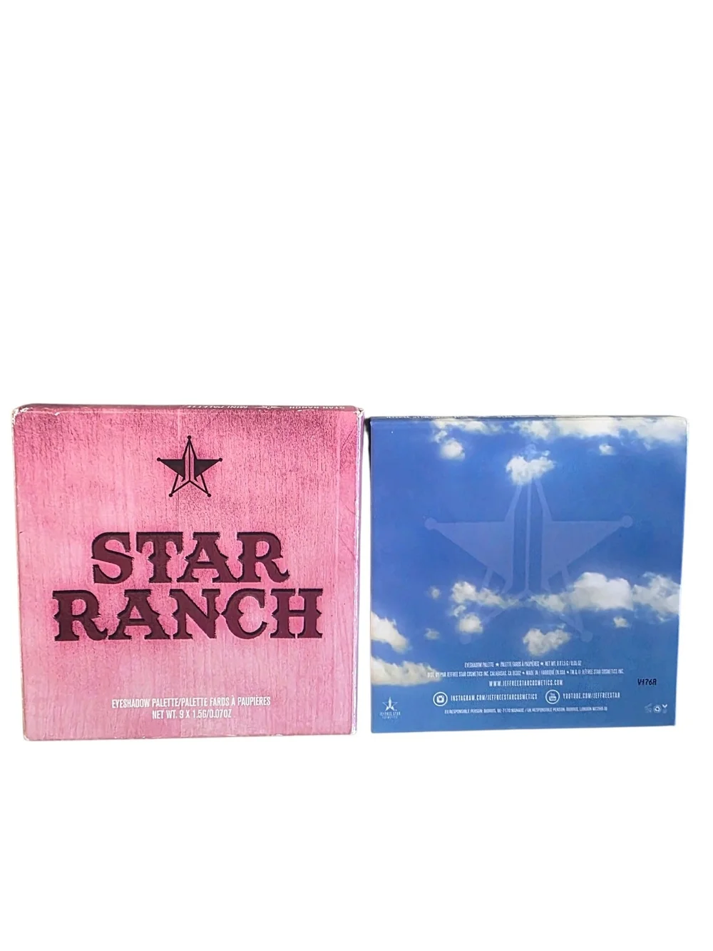 Jeffree Star Cosmetics Star Ranch Eyeshadow Palette Rare Blue Western Palette